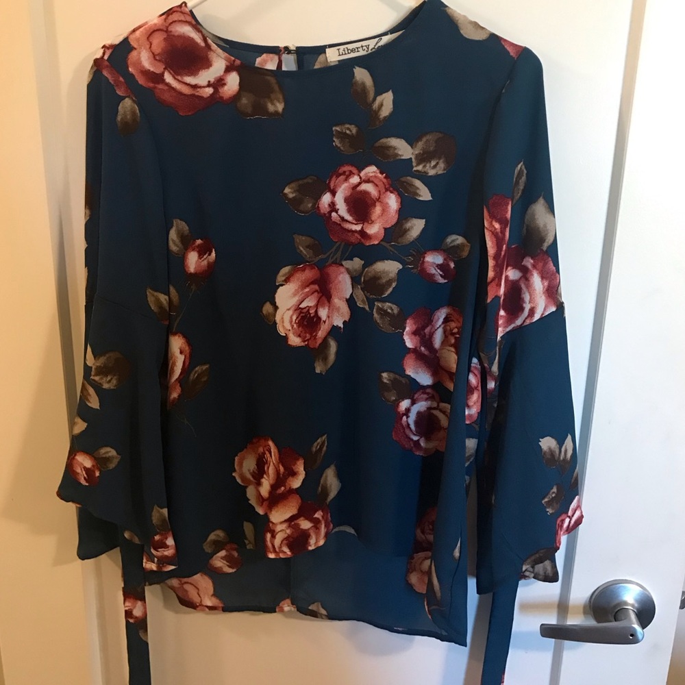 Floral Liberty Love Flowy Blouse - Small